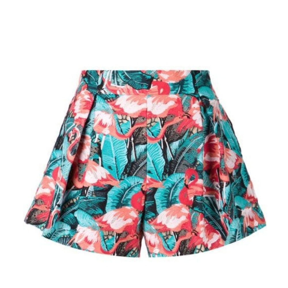 Elle Sasson Flamingo Shorts